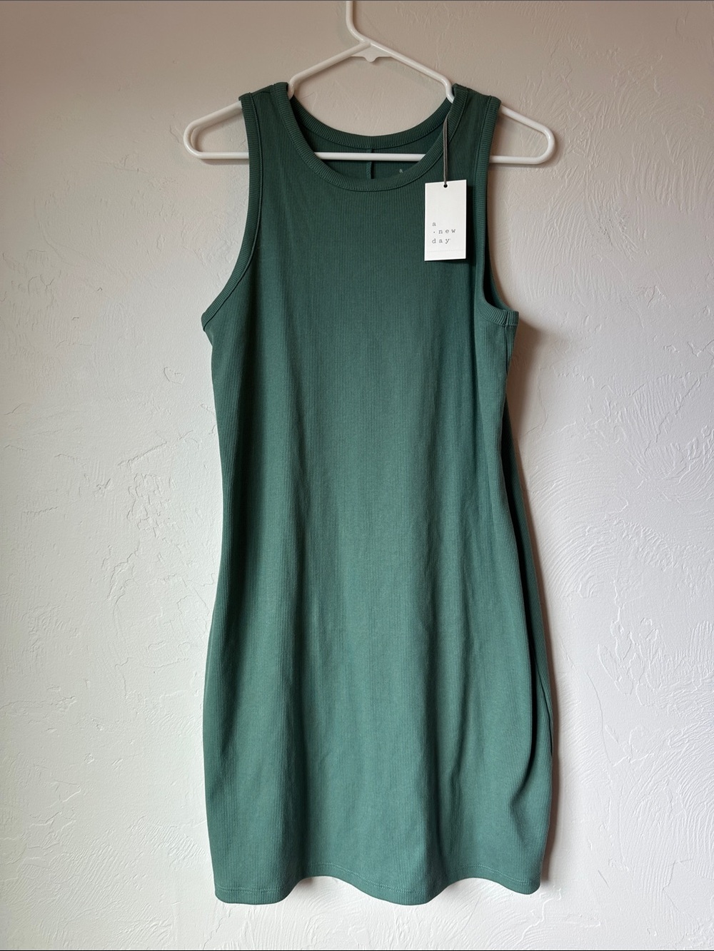 a new day Sleeveless Tank Dress in Forest Green